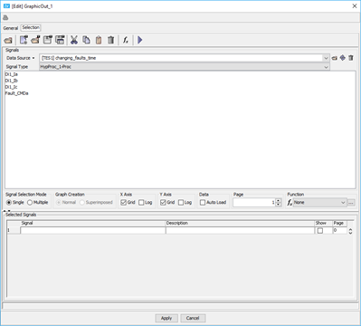 GraphicOut Dialog Box